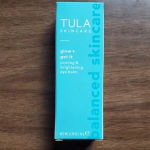 NIB TULA Skincare Glow & Get It Cooling & Brightening Eye Balm